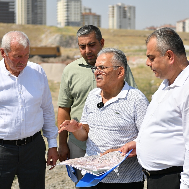 Başkan Büyükkılıç, KASKİ'nin altyapı çalışmalarını inceledi