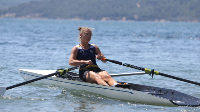 Çanakkale'de düzenlenen Kürekte Sahil Sürat Türkiye Kupası yarışları sona erdi