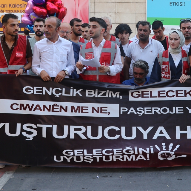 Batman'da uyuşturucuyla mücadeleye ilişkin basın açıklaması yapıldı