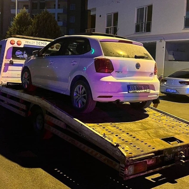 Mersin'de otomobiliyle drift yapan sürücünün ehliyetine el konuldu