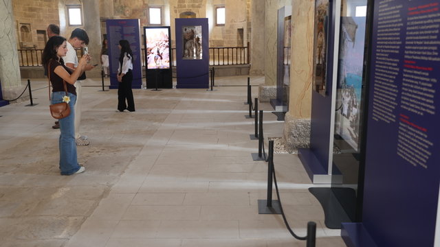 Nevşehir Kültür Yolu Festivali etkinliklerinden dijital müzeler turistlerin ilgisini çekiyor