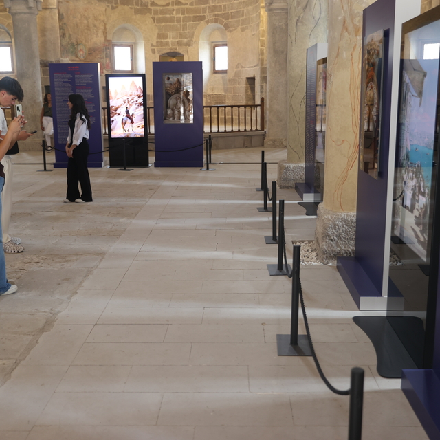 Nevşehir Kültür Yolu Festivali etkinliklerinden dijital müzeler turistlerin...