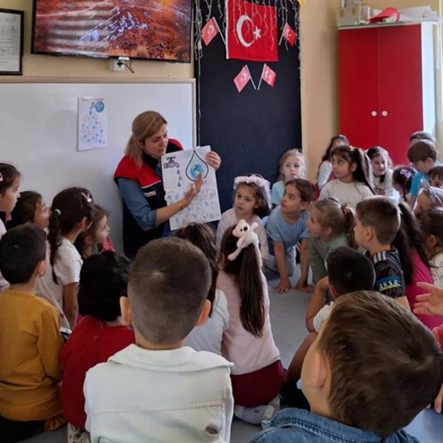 Düzce'de Kur'an kursu öğrencilerine suyun bilinçli kullanımı anlatıldı