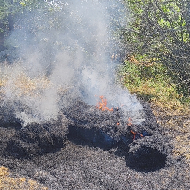 Karabük'te çıkan anız yangını söndürüldü