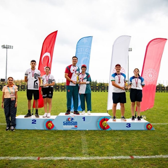 Gelibolulu okçular Türkiye Kupası'ndan dereceyle döndü