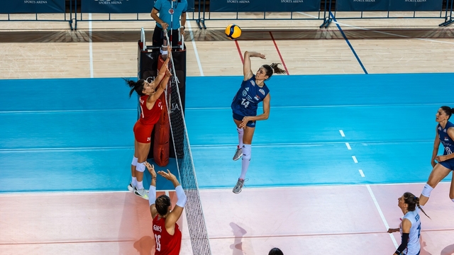 A Milli Kadın Voleybol Takımı, hazırlık maçında Sırbistan'ı yendi