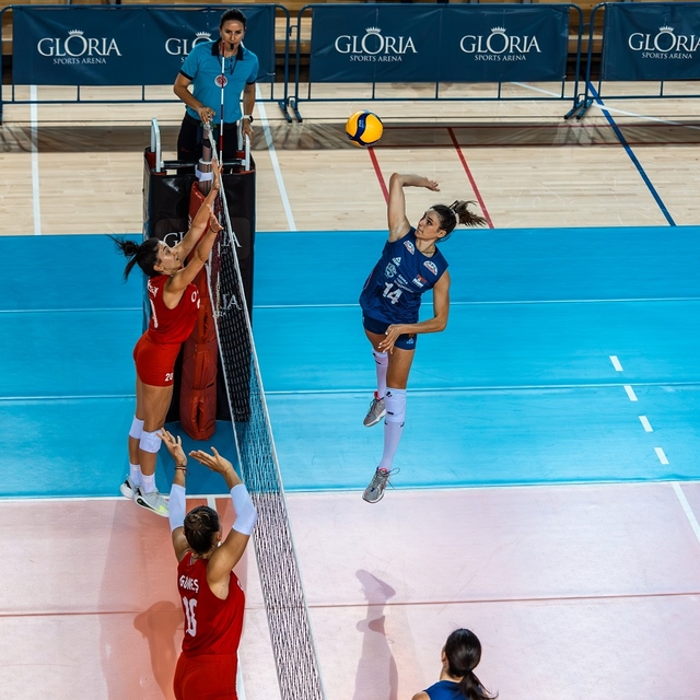 A Milli Kadın Voleybol Takımı, hazırlık maçında Sırbistan'ı yendi