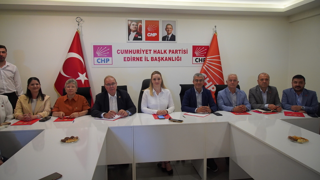 CHP Grup Başkanvekili Günaydın, Edirne'de konuştu: