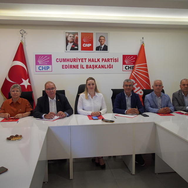 CHP Grup Başkanvekili Günaydın, Edirne'de konuştu:
