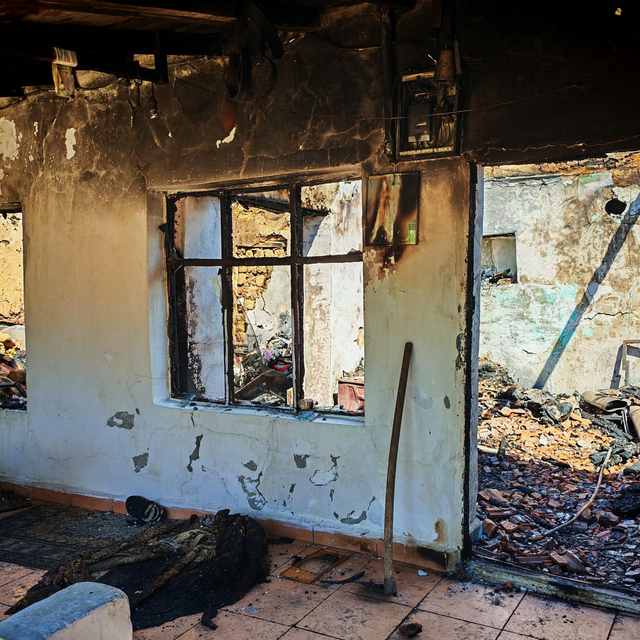 Tekirdağ'da tek katlı evde çıkan yangında 1 kişi öldü