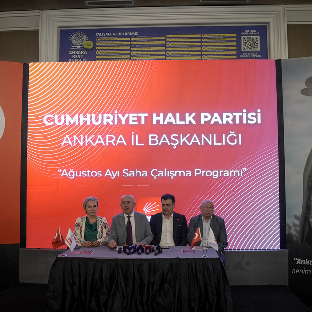 CHP'nin "Ağustos Ayı Saha Çalışma Programı"na ilişkin toplantı düzenlendi
