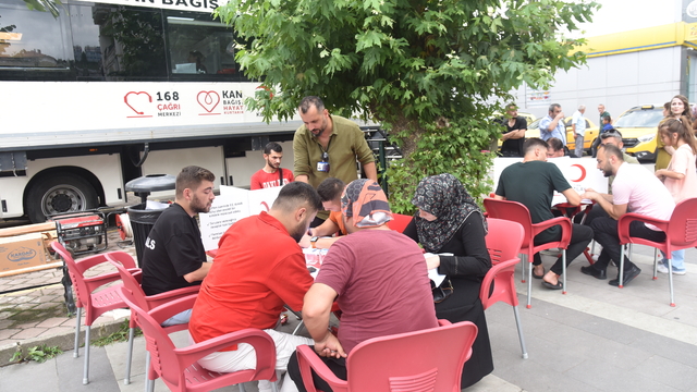Görele'de kan bağışı kampanyası düzenlendi