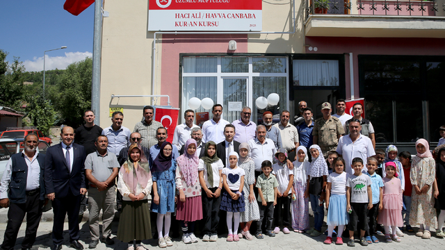 Erzincan'da hayırseverin bağışladığı iş yeri Kur'an kursu olarak hizmet verecek