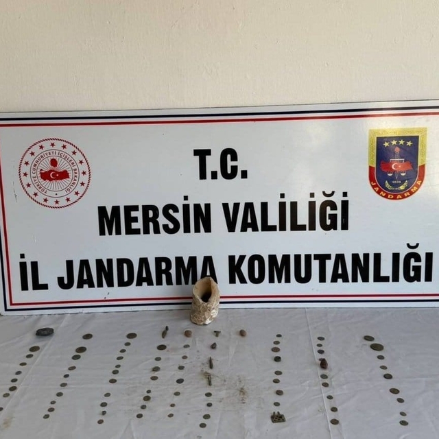 Mersin'de tarihi eser kaçakçılığı operasyonunda 1 şüpheli gözaltına alındı