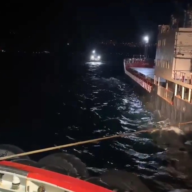 Çanakkale Boğazı'nda gemi arızası