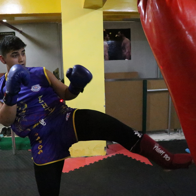 Balkan Şampiyonası'nda kürsüye çıkan wushucu Erol Efe, çalışmalarını sürdür...