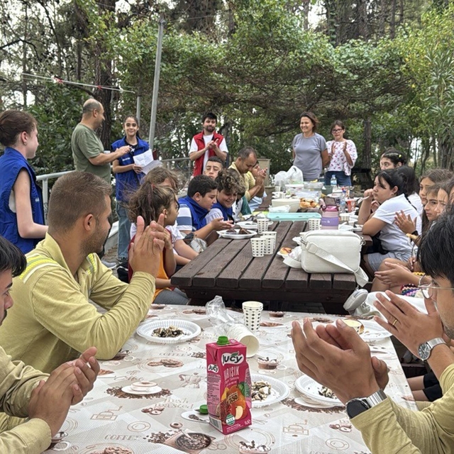 Tekirdağ'da öğrencilerden orman işçilerine mektuplu teşekkür
