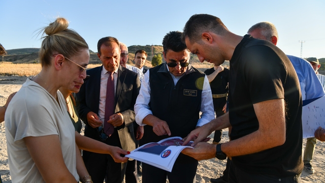 Tunceli'de asfalt plent tesisinin kurulması için çalışma başlatıldı