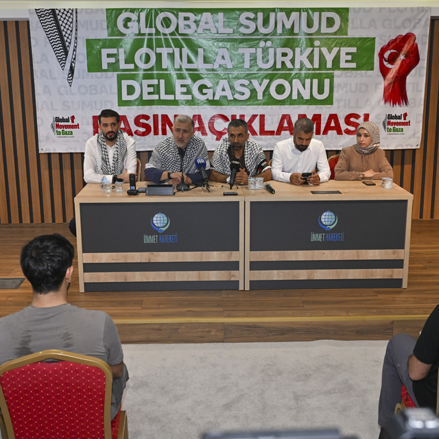 Türkiye'deki aktivistler Gazze'ye doğru yola çıkacak Küresel Kararlılık Fil...