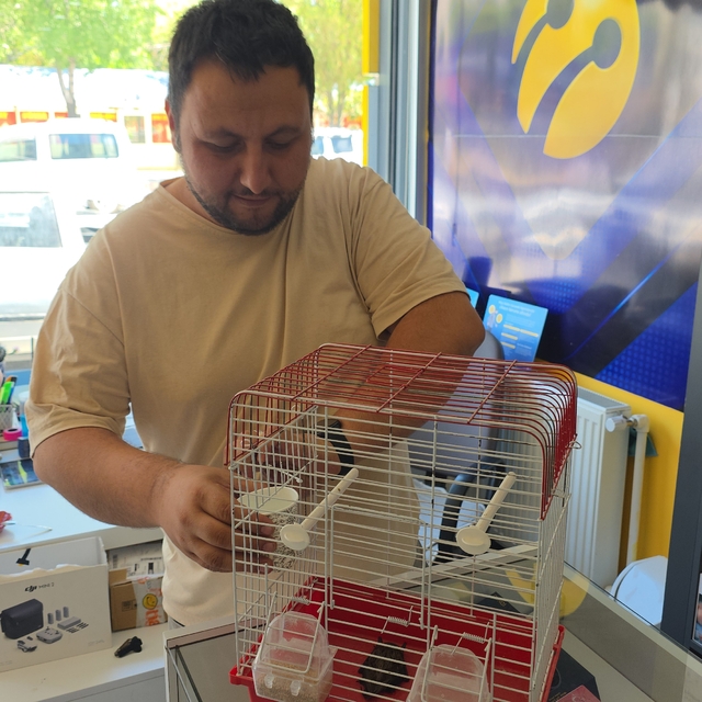 Aksaray'da esnaf bitkin düşen yarasaya esnaf sahip çıktı