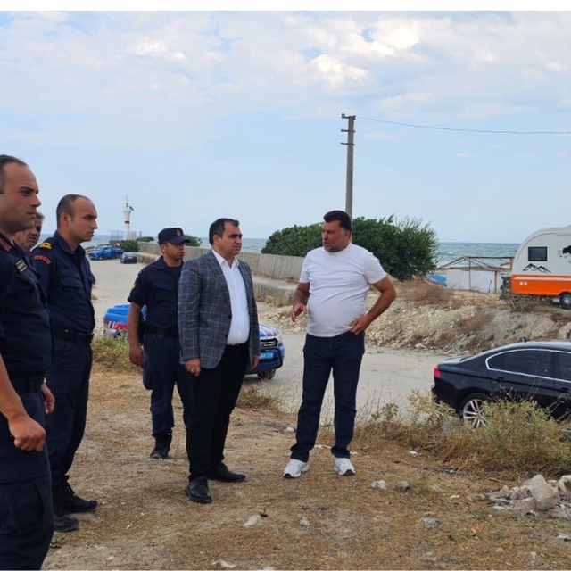 Vize Kaymakamı Balaban, Kıyıköy'de incelemelerde bulundu