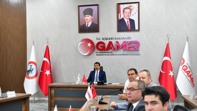 Kırşehir İl Afet ve Acil Durum Koordinasyon Kurulu toplantısı yapıldı
