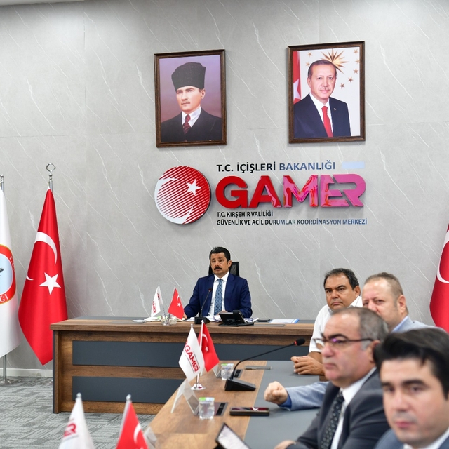 Kırşehir İl Afet ve Acil Durum Koordinasyon Kurulu toplantısı yapıldı