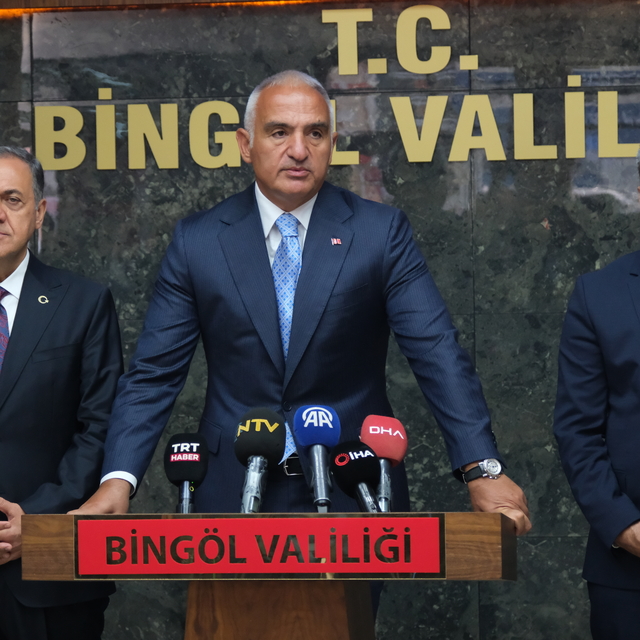 Kültür ve Turizm Bakanı Ersoy, Bingöl'de konuştu:
