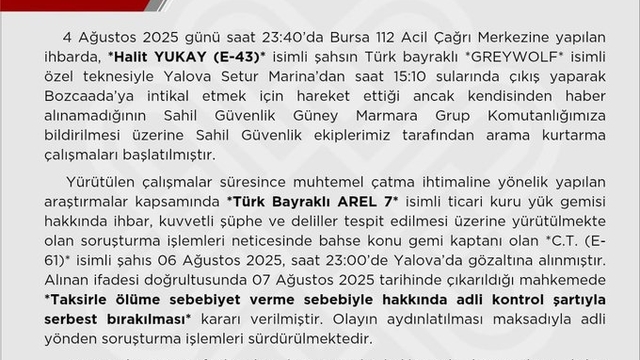Teknesi parçalanmış halde bulunan iş insanını arama çalışmaları 3'üncü gününde (7)