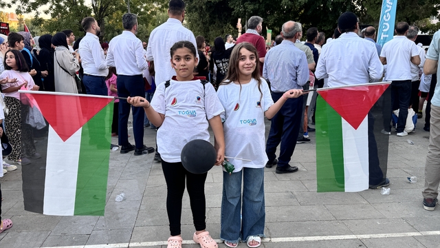 Siirt'te Gazze'ye destek yürüyüşü düzenlendi