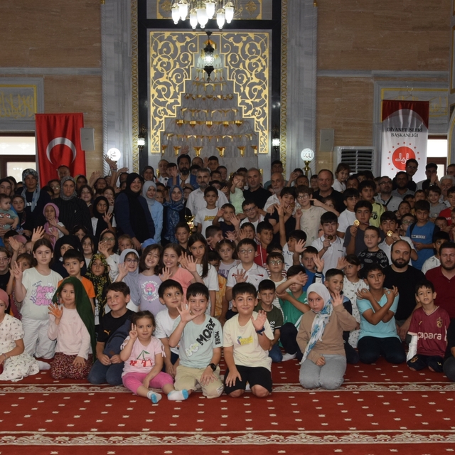 Espiye'de Kur'an kursu öğrencileri çocuk şenliğinde buluştu