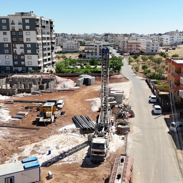 Mardin'de içme suyu sondaj kuyusu çalışması