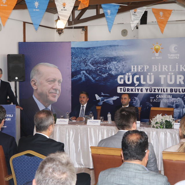 AK Parti Genel Başkan Yardımcısı Yalçın, Çankırı'da konuştu: