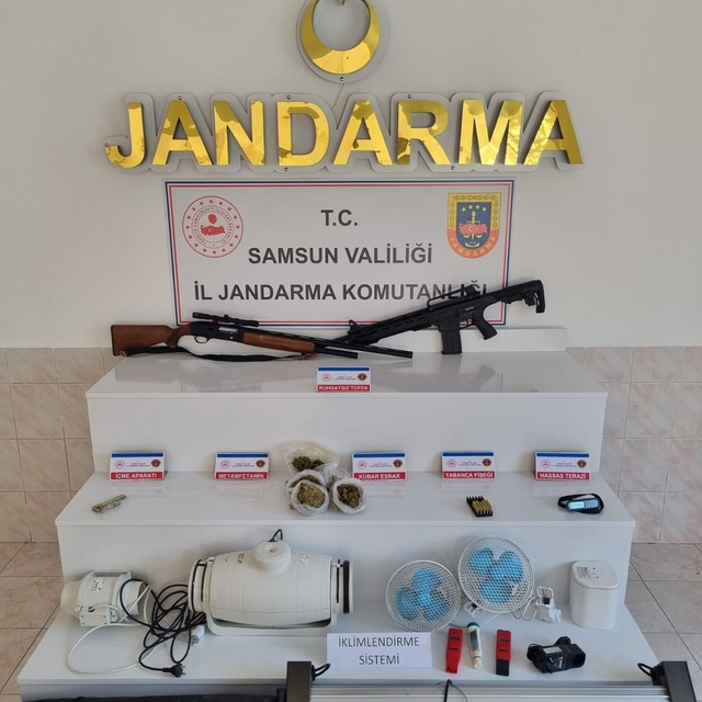 Samsun'da uyuşturucu operasyonunda 1 kişi yakalandı