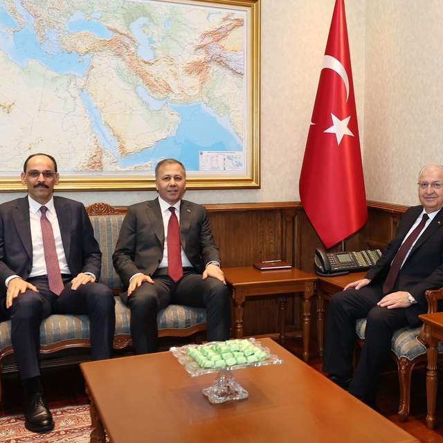 Milli Savunma Bakanı Güler, İçişleri Bakanı Yerlikaya ve MİT Başkanı Kalın...