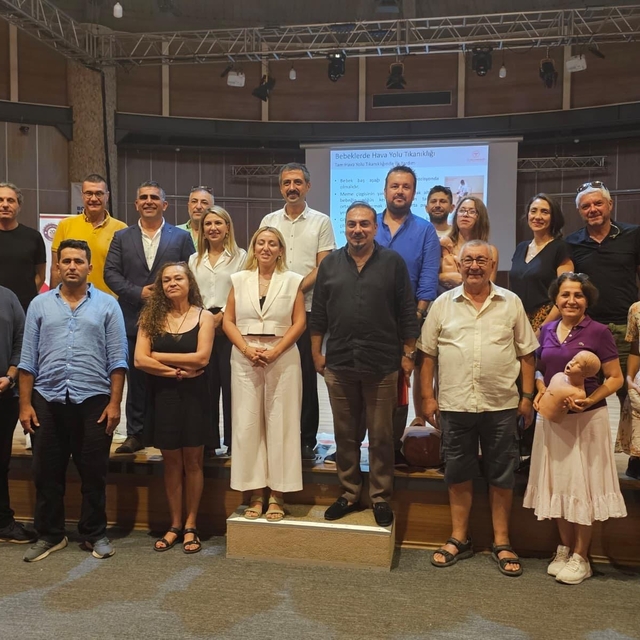 Bodrum'da gazetecilere iş sağlığı ve ilkyardım eğitimi verildi