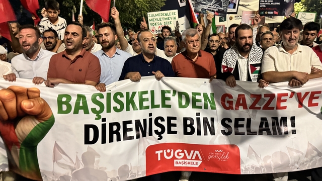 Kocaeli'de Gazze'ye destek yürüyüşü düzenlendi