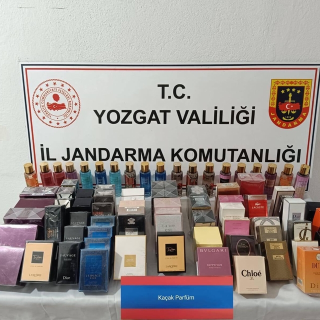 Yozgat'ta kaçak parfüm satan zanlı yakalandı
