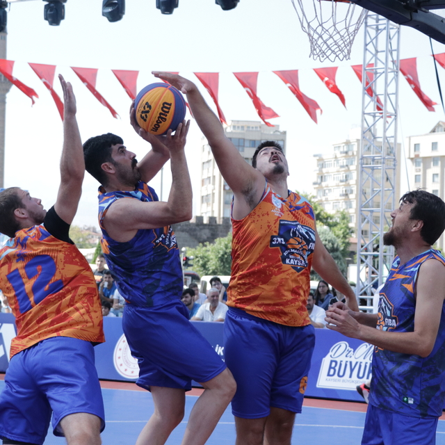 Kayseri'de 3x3 Uluslararası Basketbol Turnuvası başladı