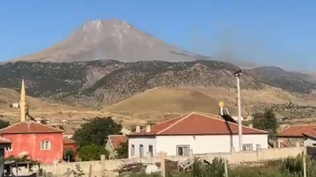 Aksaray'da orman yangını