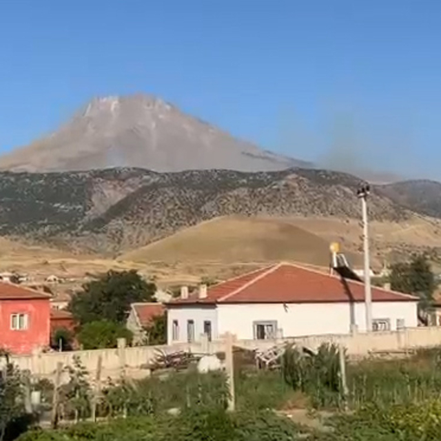 Aksaray'da orman yangını