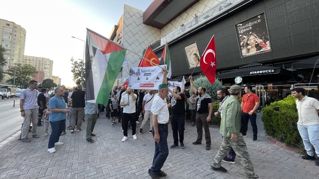İsrail'in saldırıları protesto edildi