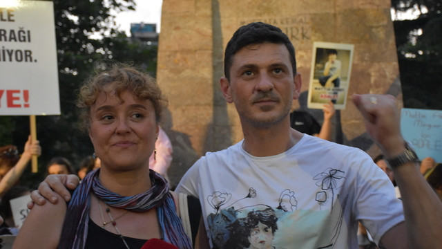 Trabzon'da Mattia Ahmet Minguzzi için yürüyüş düzenlendi