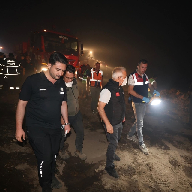 Aksaray'da orman yangını (2)