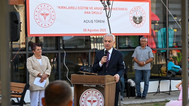 Kırklareli Eğitim ve Araştırma Hastanesi Anaokulu hizmete açıldı