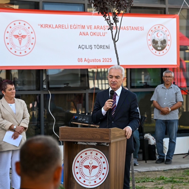 Kırklareli Eğitim ve Araştırma Hastanesi Anaokulu hizmete açıldı