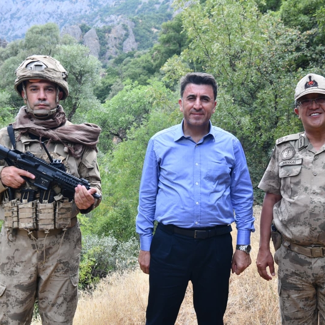 Tunceli Valisi Aygöl, Ali Boğazı bölgesinde incelemelerde bulundu