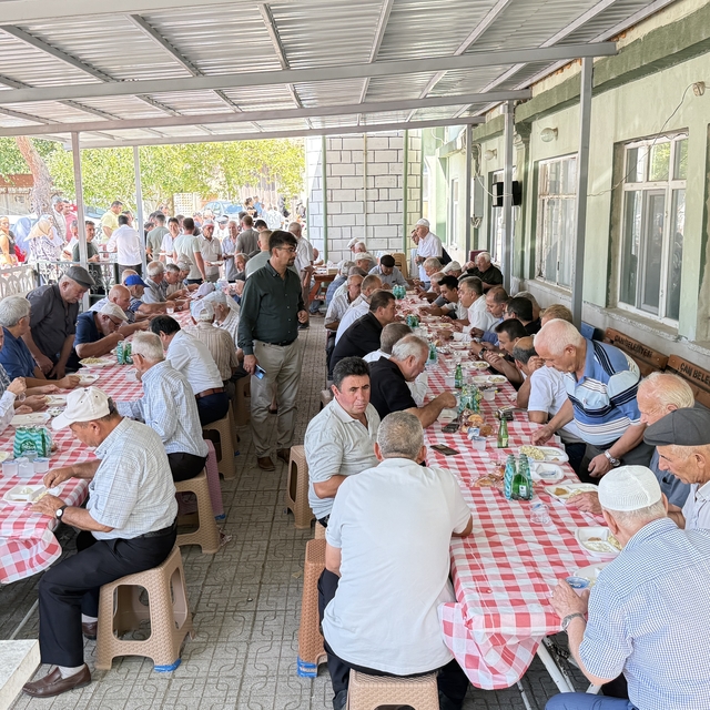 Çan'ın Bahadırlı köyünde hayır yemeği düzenlendi