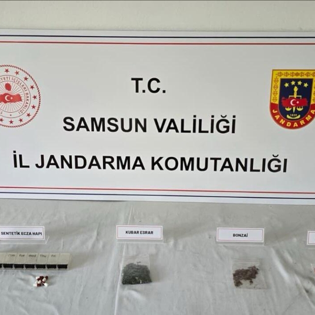 Samsun'da düzenlenen uyuşturucu operasyonunda 1 kişi yakalandı