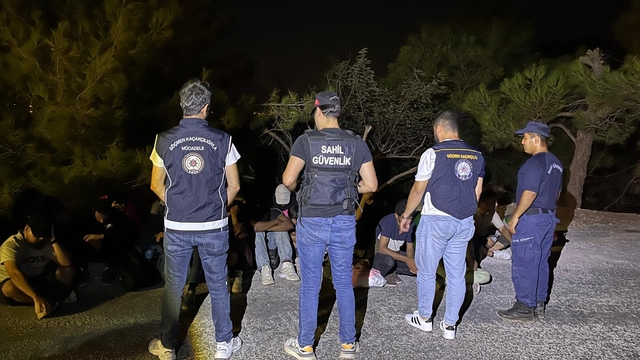 Marmaris'te 19 düzensiz göçmen yakalandı